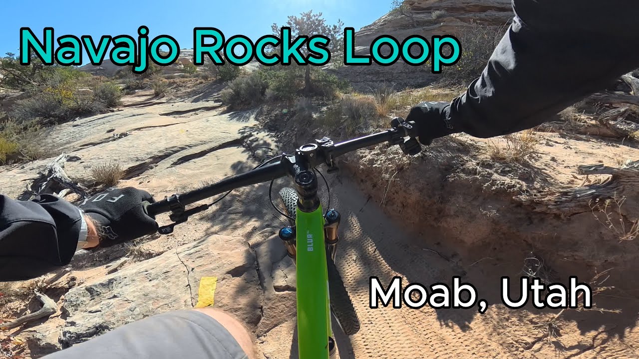 Navajo Rocks Loop Moab, Utah (Big Lonely, Coney Island, Middle Earth and Big Mesa)  Absolute blast!
