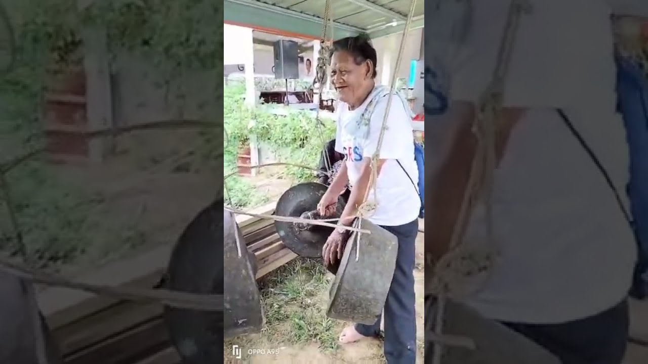 Santukan gong Dusun Talantang,dari pada beliau, Ambin Wakong, kg Mangkapoh Ranau