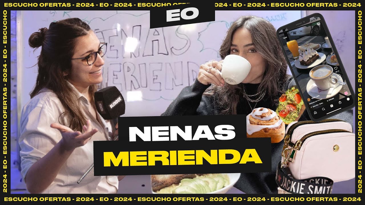 NENAS MERIENDA | PIZARRA DE GALIA | ESCUCHO OFERTAS | BLENDER