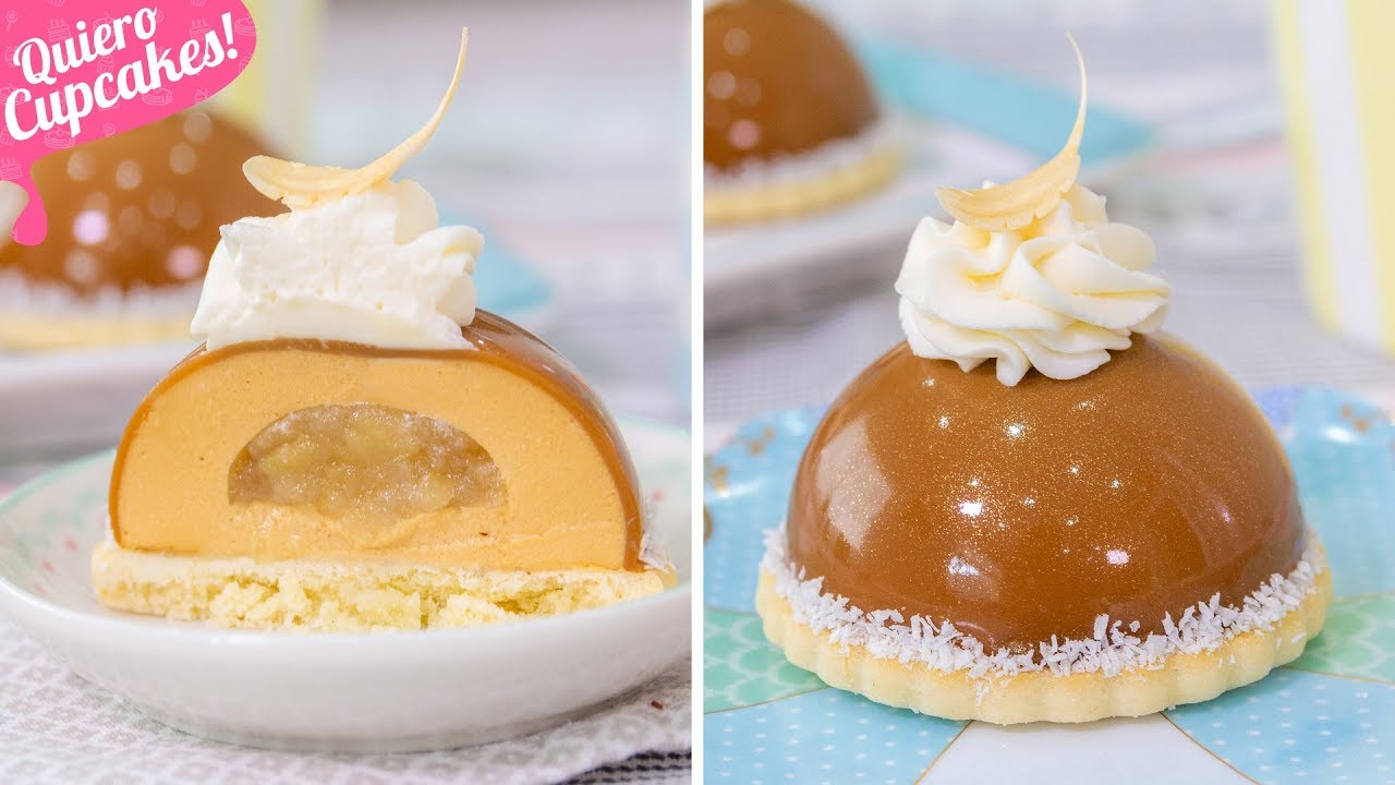 MOUSSE Y GLASEADO ESPEJO DE DULCE DE LECHE | Quiero Cupcakes!