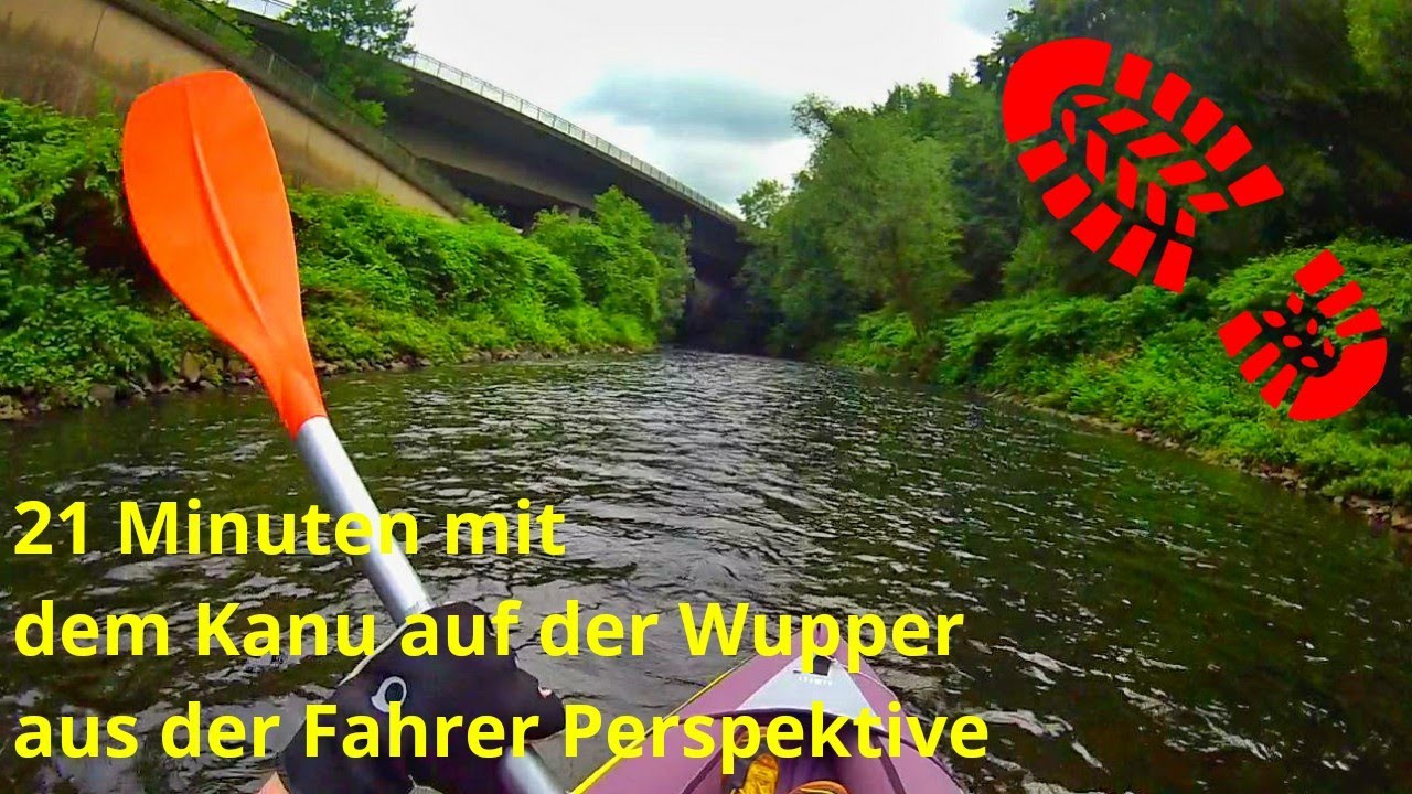 21 Minuten mit dem Kanu auf der Wupper // Fahrer Perspektive // Decathlon Itiwit 1