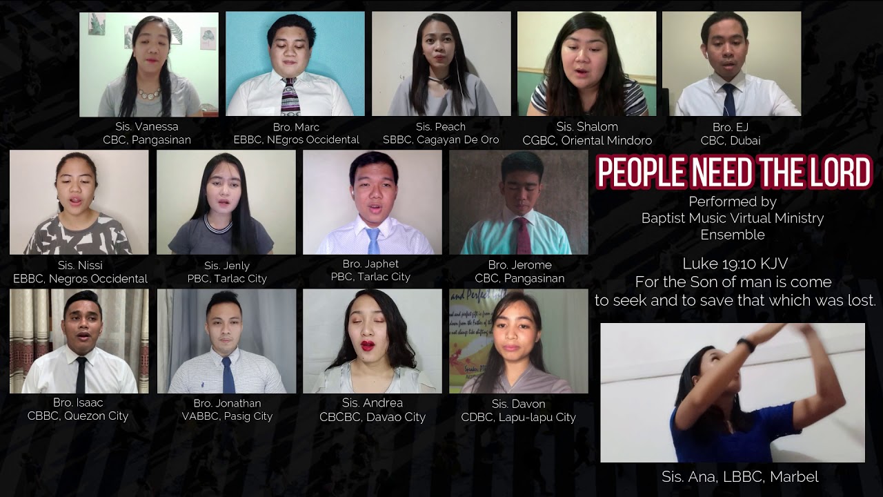 People Need the Lord | Baptist Music Virtual | Ensemble