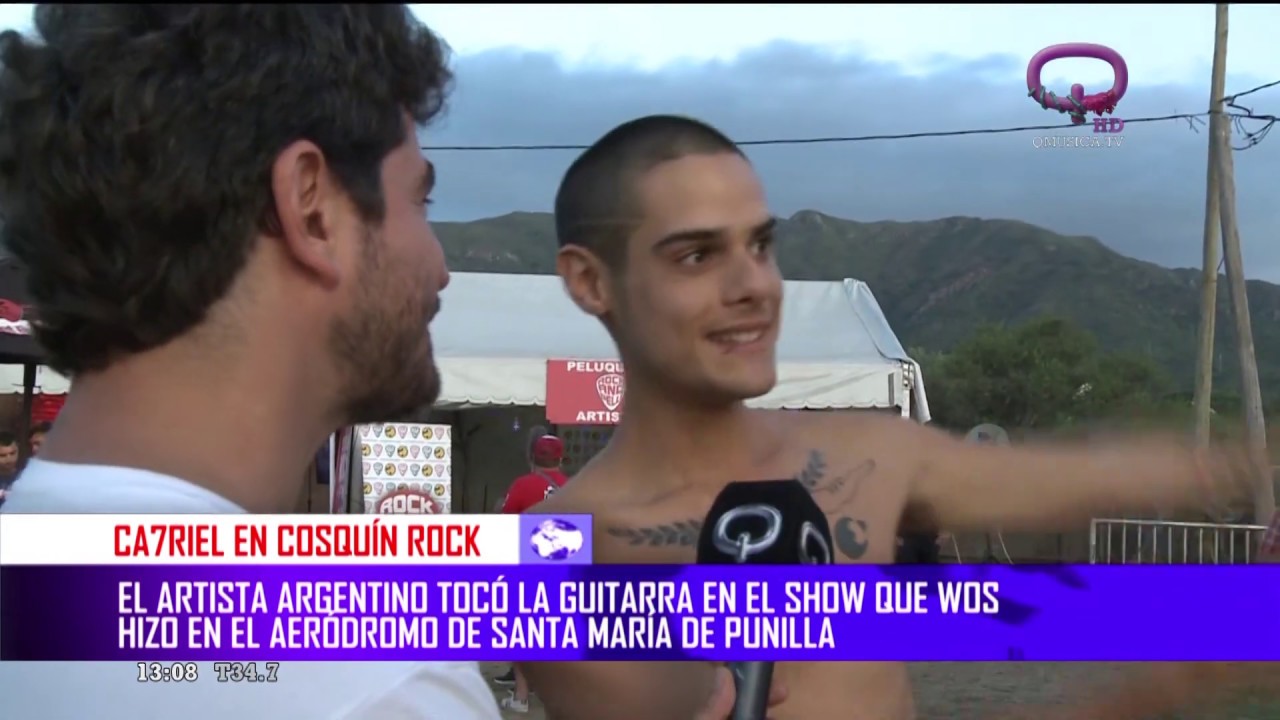 Ca7riel en Cosquín Rock