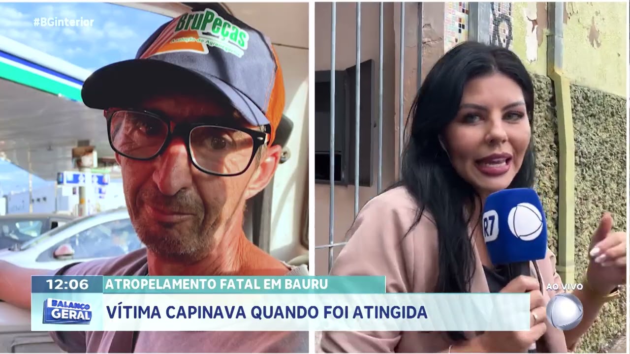 Atropelamento fatal em Bauru: Vítima capinava quando foi atingida