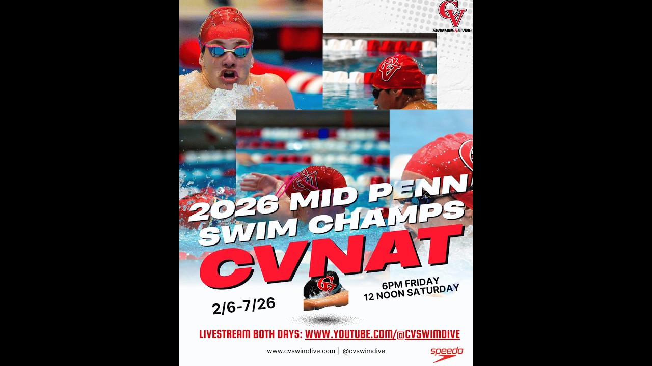 2026 Mid Penn Conference Swimming  Championships  Day 2- hosted at the CVNat