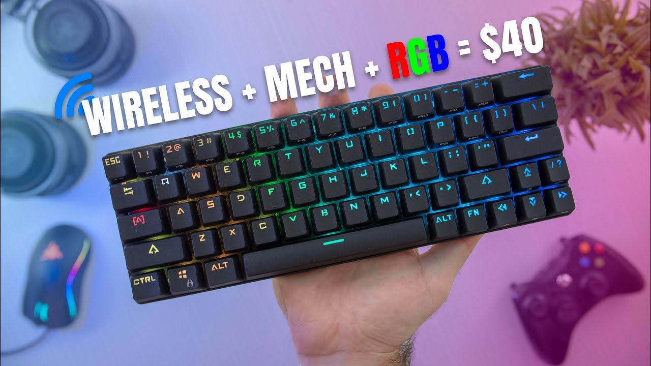 $45 Wireless RGB Mechanical Keyboard