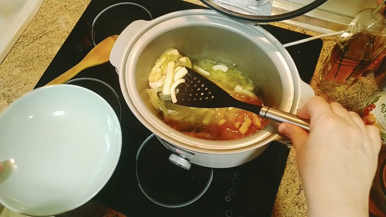 Cómo se hacen calamares encebollados a baja temperatura#crockpot#ollalenta#squid#slowcooker#calamar