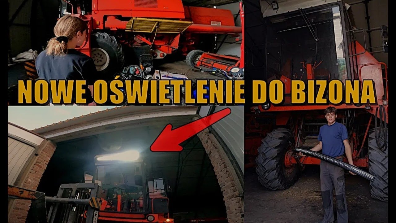 NOWE OŚWIETLENIE DO BIZONA💪WYMIENIAMY USZCZELNIACZE W SIŁOWNIKU🔥WESOŁA ATMOSFERA  :D