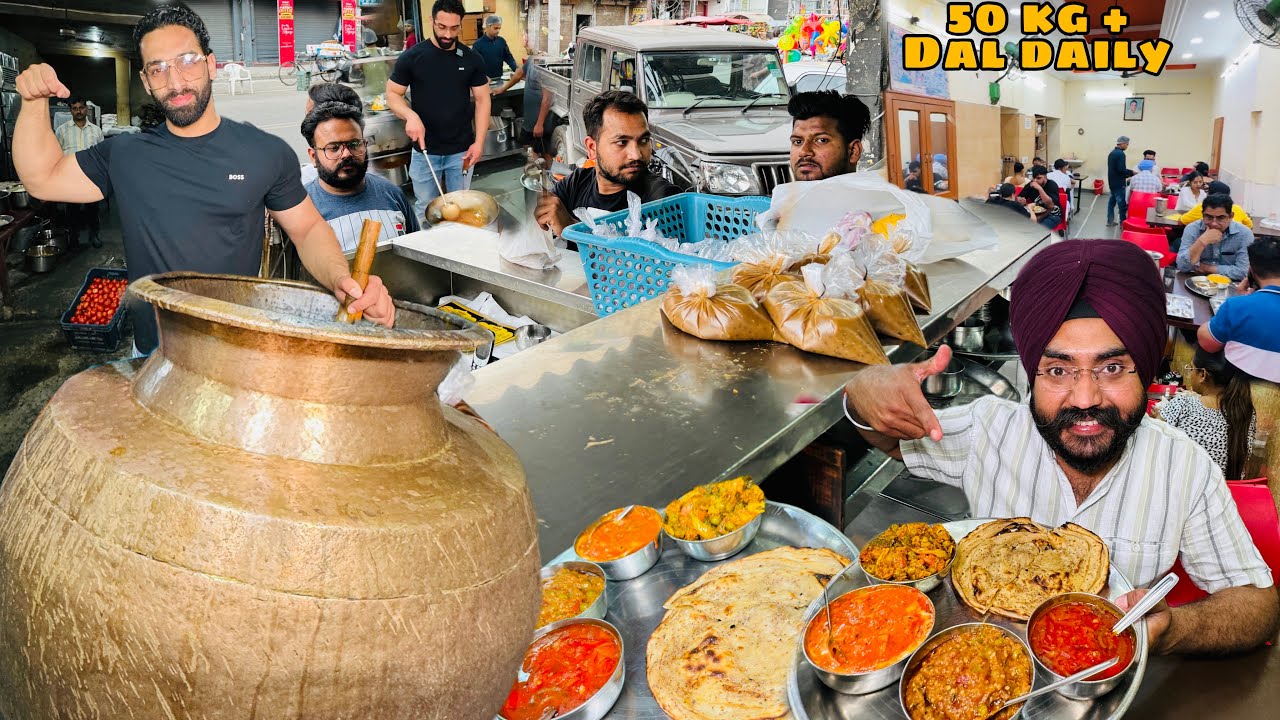 Handsome Model ka Punjabi Dhaba | Pandit Da Dhaba | Indian Street Food | Desi Special Food