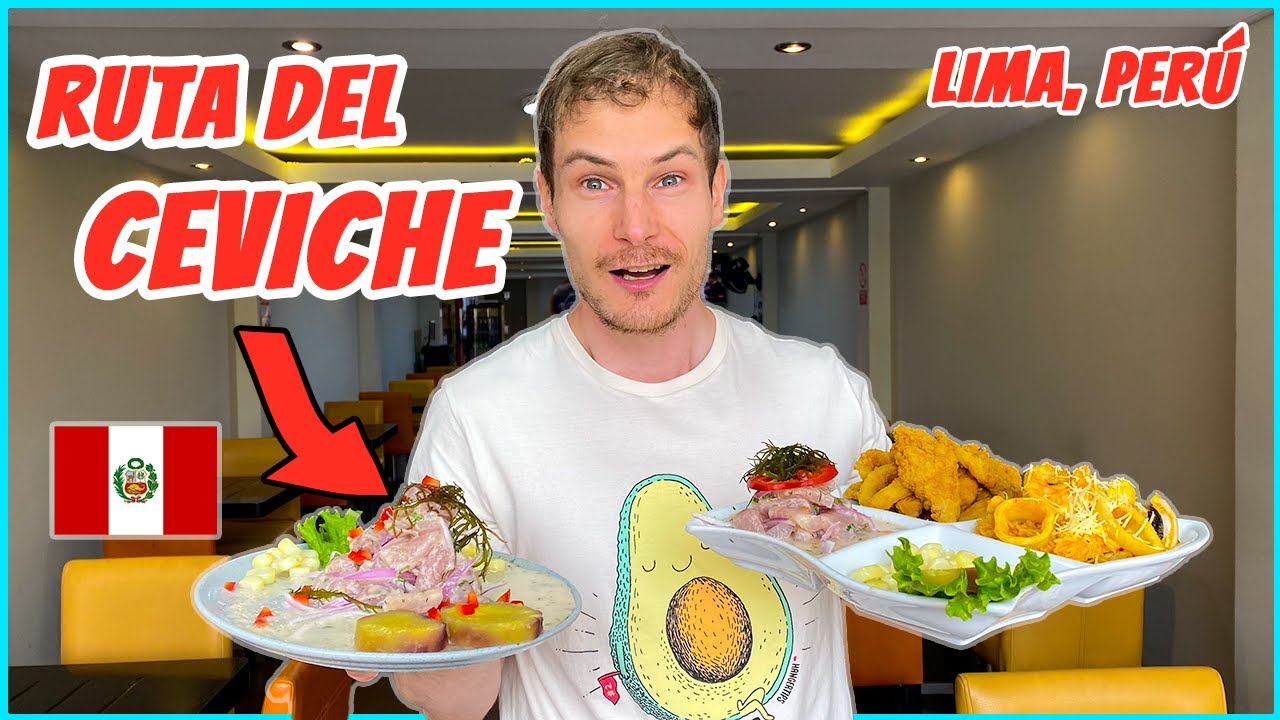 COMIMOS TODOS LOS CEVICHES DE LIMA PERÚ
