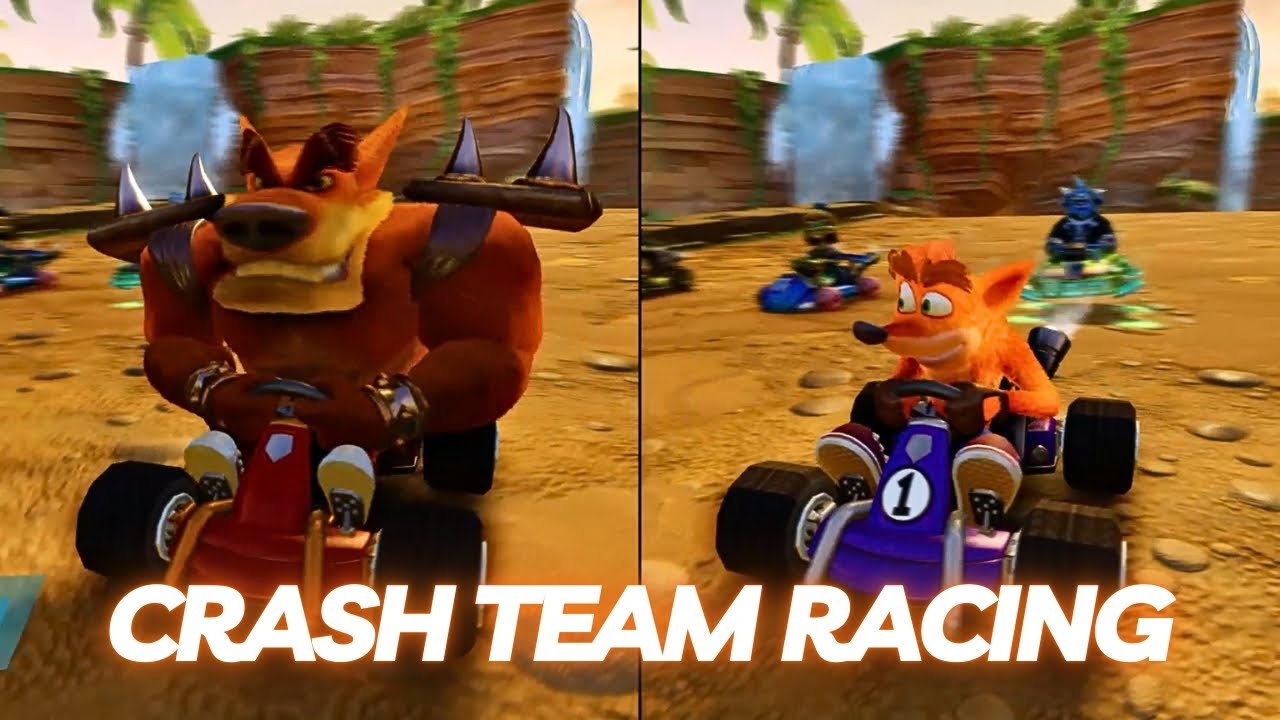 CRASH TEAM RACING: NITRO-FUELED | TINY TIGER VS CRASH BANDICOOT   
