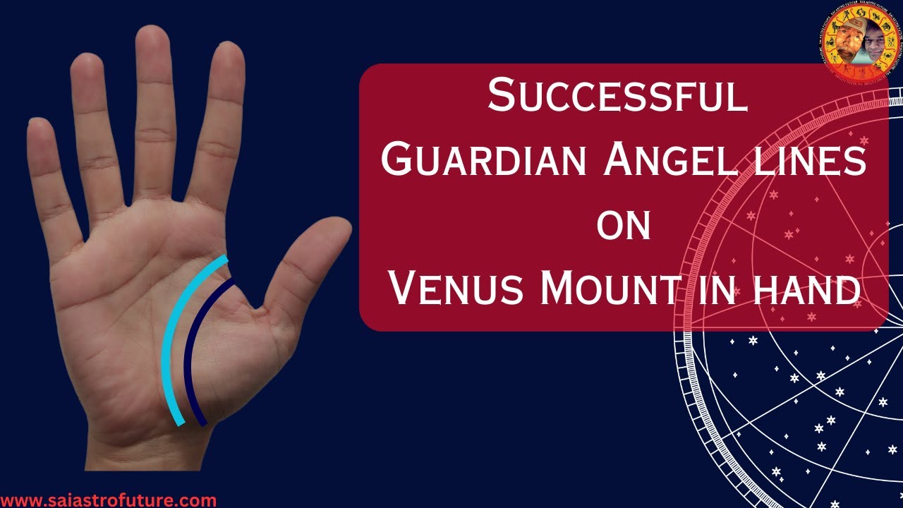 Successful Guardian Angel lines on Venus Mount in hand | Palmistry | Sai Suvajit Astrologer