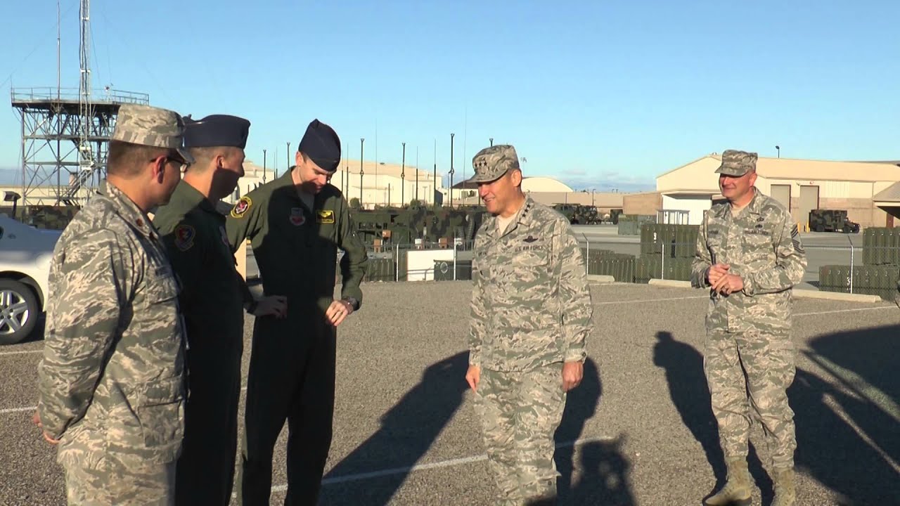 12 Air Force Commander visits Mountain Home AFB