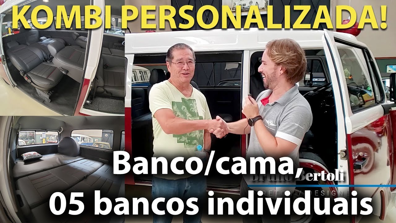 MISTURA DE BOM GOSTO! Pequenas alterações que mudaram a KOMBI! Banco/cama, Bancos individuais