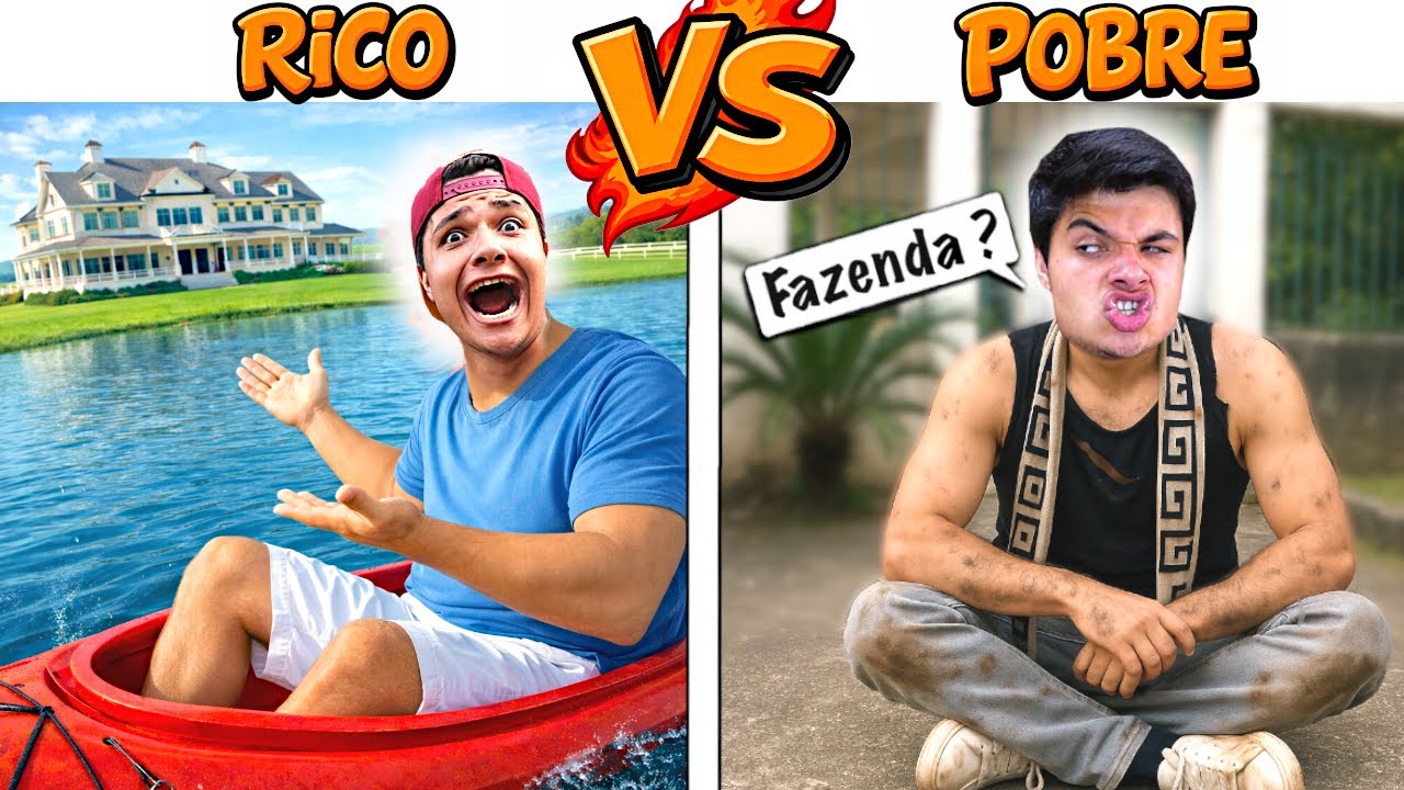 POBRE GANHOU uma Nova Mansão na FAZENDA ? (Rico Vs Pobre Episódio 12)