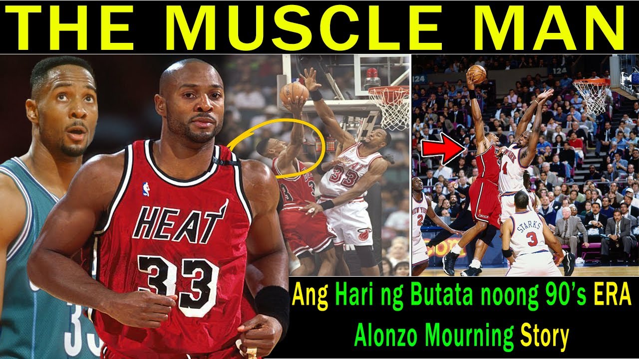 Prime Alonzo Mourning Muscle Man | Gaano nga ba siya kalakas noong 90's ERA | Alonzo Mourning Story