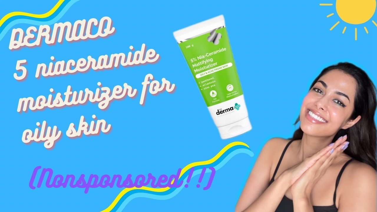 Perfect summer moisturizer? DERMACO 5 NIACERAMIDE for oily acne prone skin review, nonsponsored!