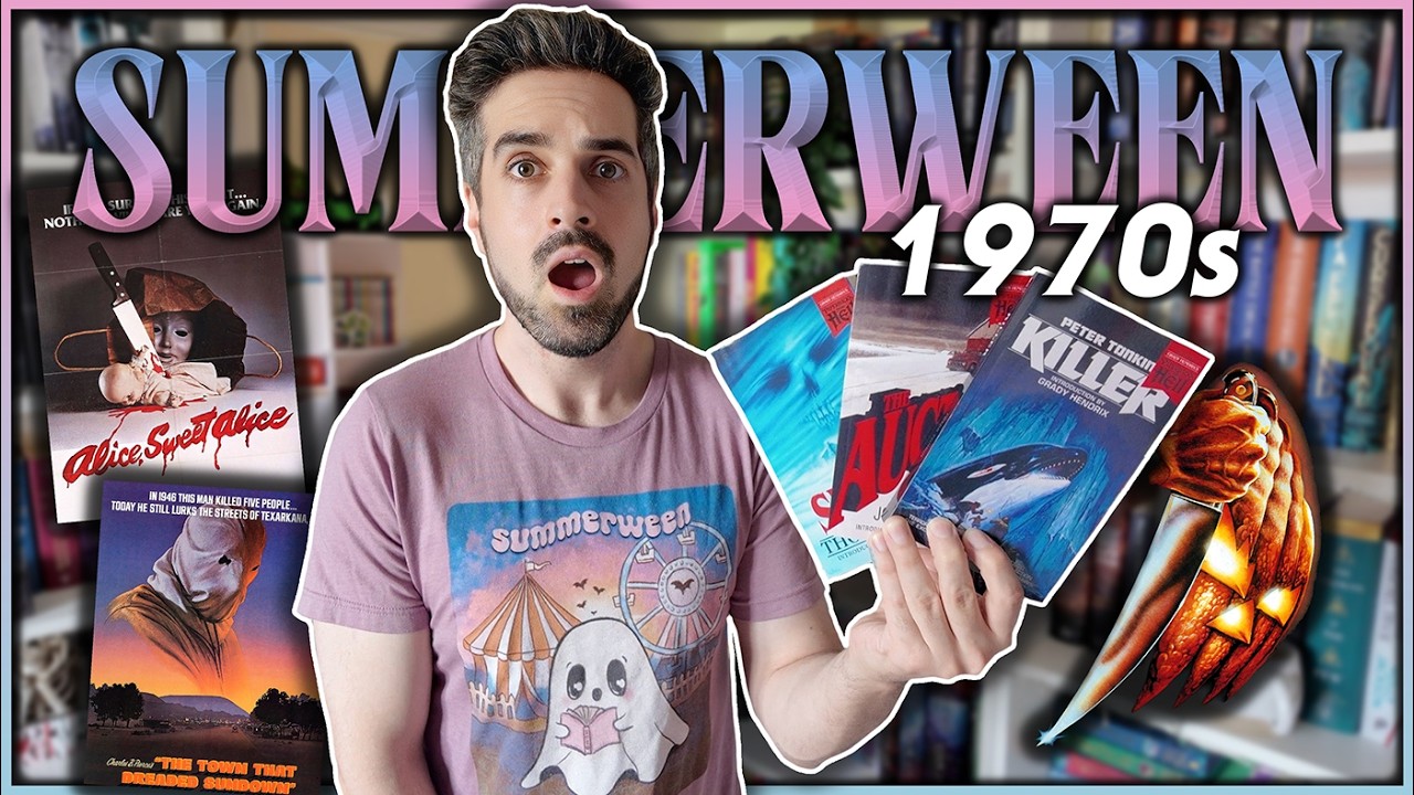 Читаю хорроры 70-х на Summerween 😱 Влог: дни 1-3