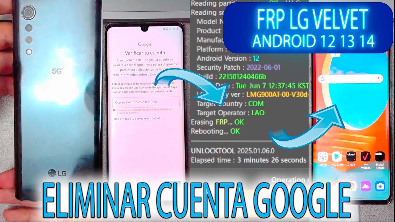FRP LG VELVET G900 QUITAR CUENTA GOOGLE METODO ACTUALIZADO BIEN EXPLICADO
