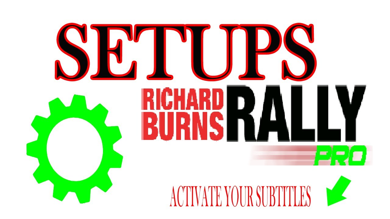 TUTORIAL SETUPS PARA RBRPRO (EN ESPAÑOL)