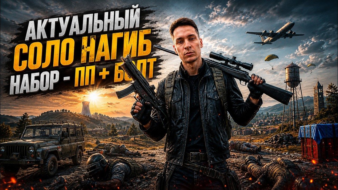 ПП+Болт - актуальный набор для соло нагиба / BEST PUBG