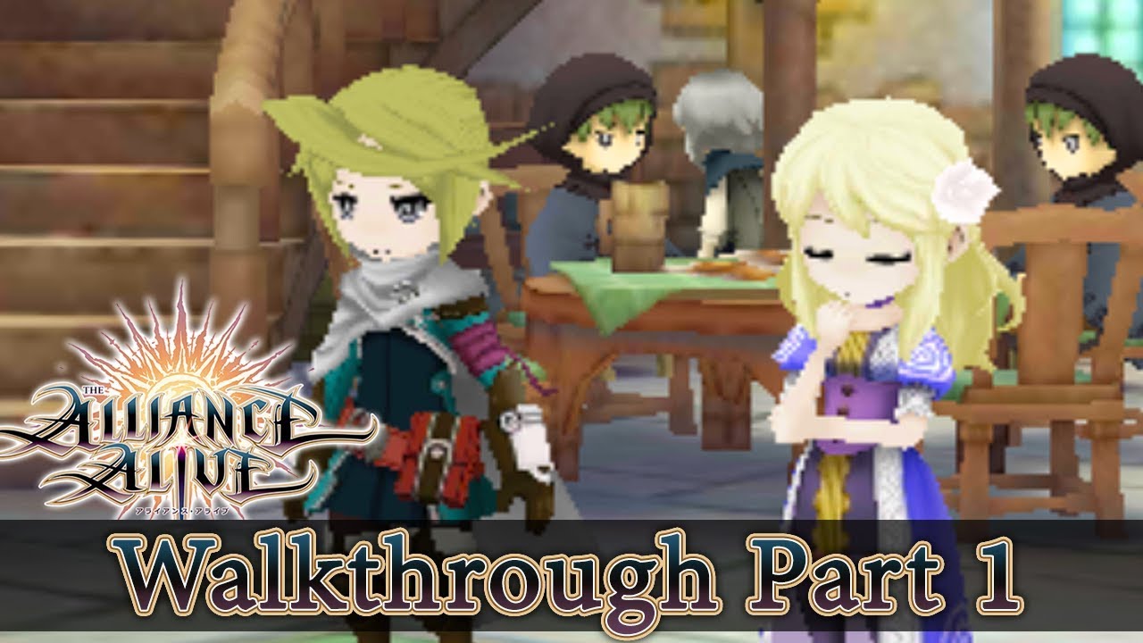 The Alliance Alive English Walkthrough Part 1: Azura & Galil (HQ) No Commentary