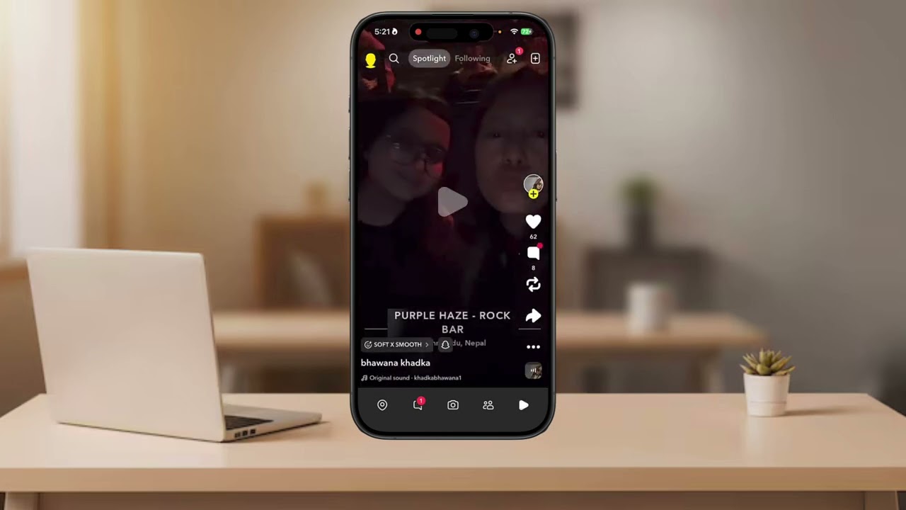 How to Use Snapchat Spotlight Reals Feature !