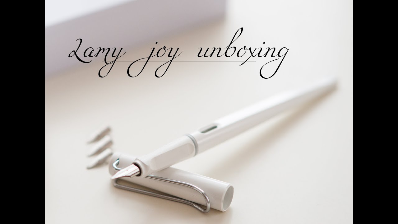 Lamy joy unboxing. Okeana`s 3rd video