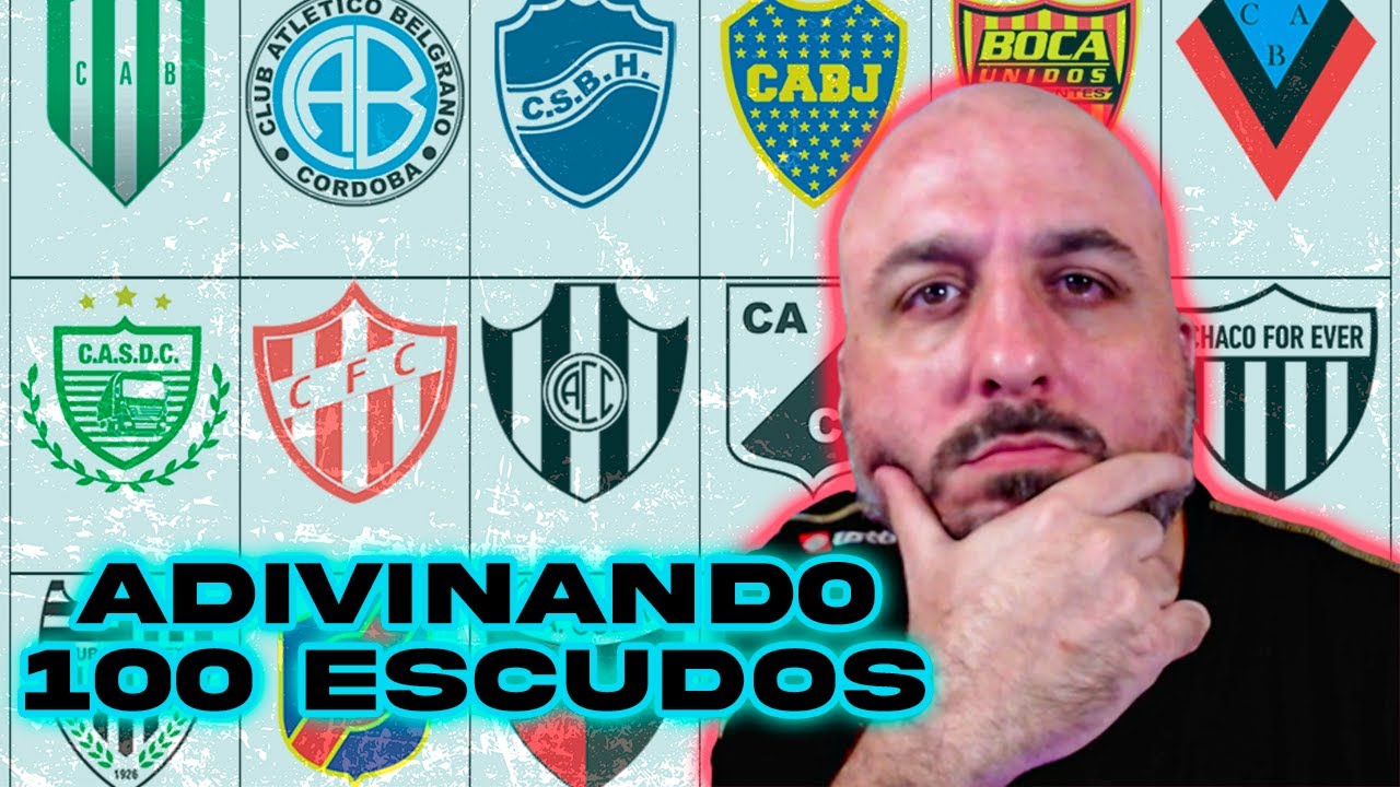 100 ESCUDOS DEL FUTBOL ARGENTINO - ¿CUANTOS CONOZCO?