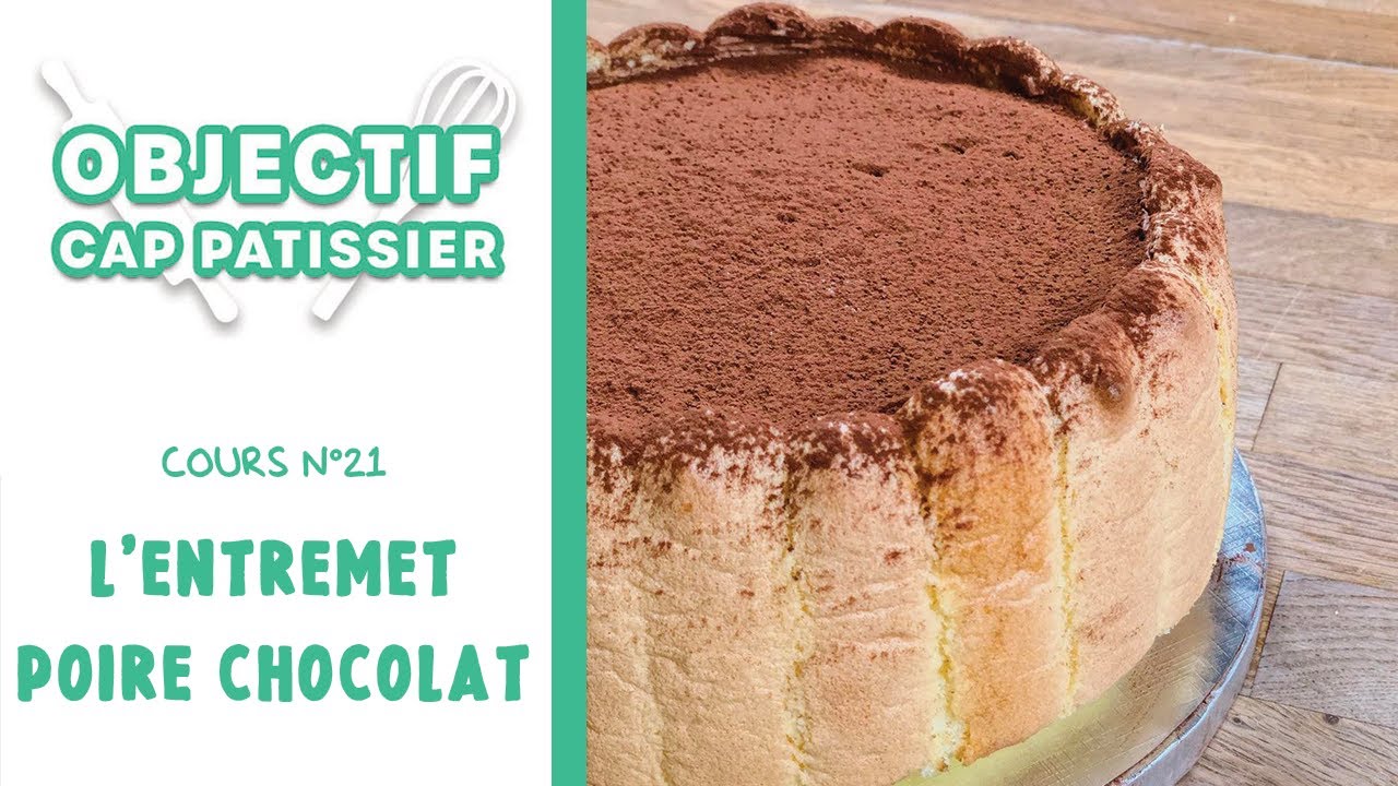 RECETTE DE LA CHARLOTTE POIRE CHOCOLAT