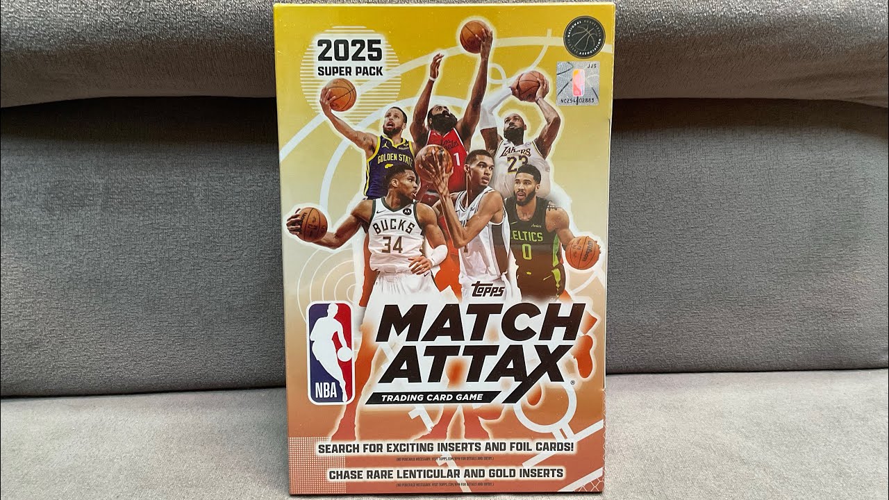 An ENTIRE Box of NBA Match Attax 2025!