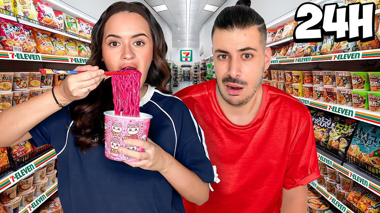 24 HORAS COMIENDO DE SUPERMERCADOS ASIATICOS