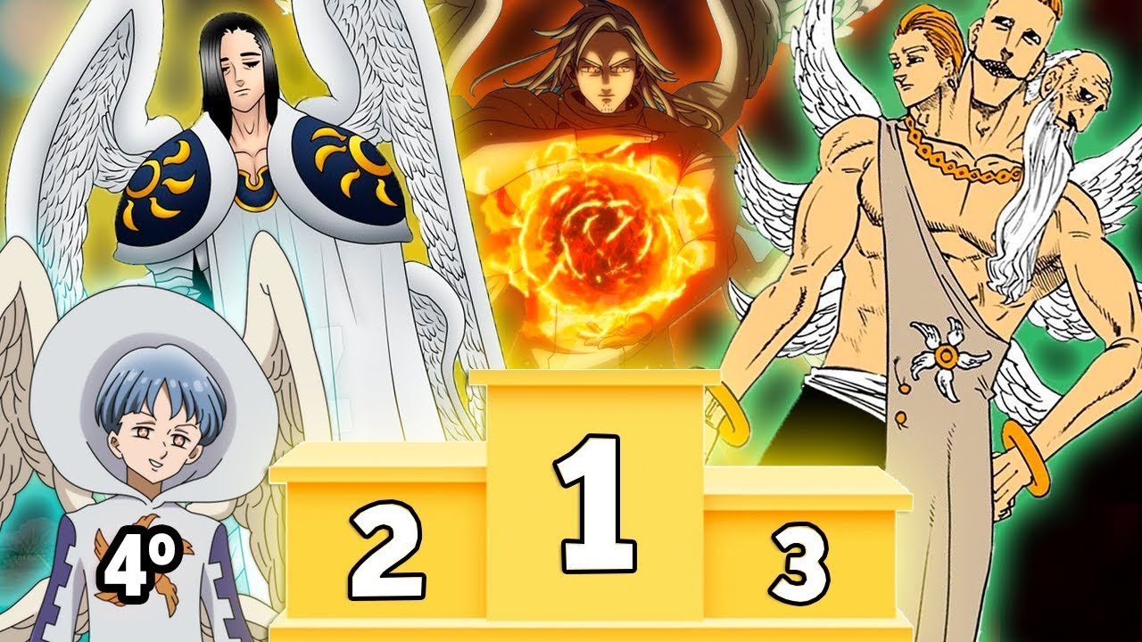 NÍVEIS DE PODER ATUAIS DOS QUATRO ARCANJOS DE NANATSU NO TAIZAI | Player Solo