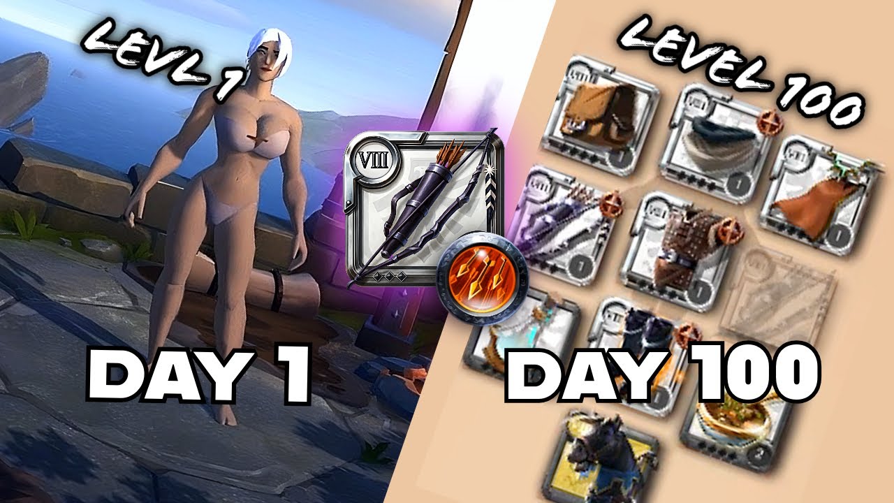 ZERO TO HERO Longbow - From Level 0 To Level 100 - Arco Longo - Albion Online