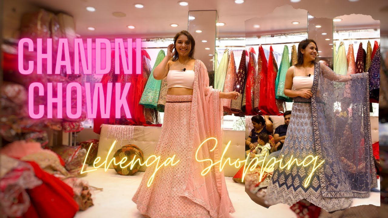 Lehenga Shopping in Chandni Chowk | Non-Bridal & Bridal | Wedding Collection | Stylewithsmriti |