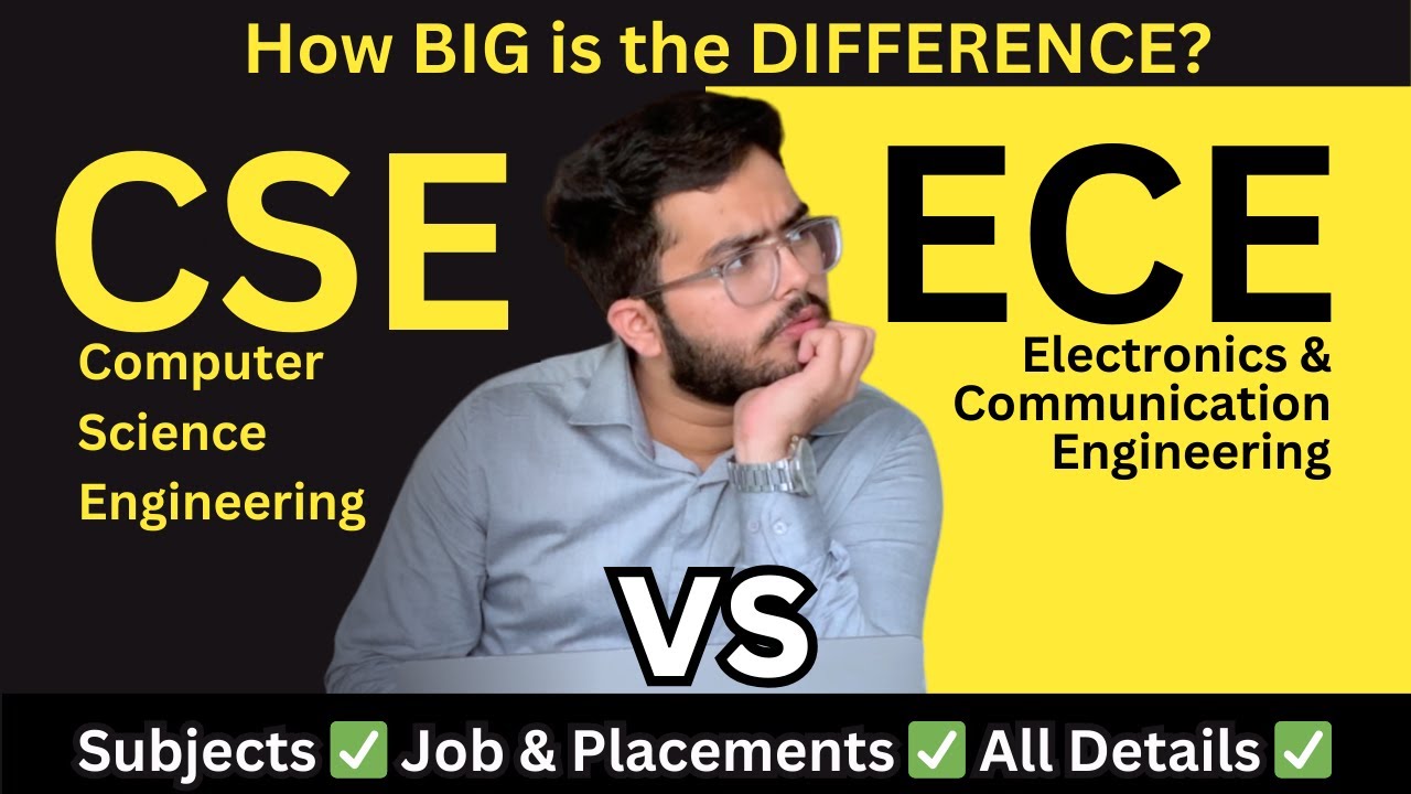 CSE vs ECE - Which one is best for you? | The Biggest Difference 💯 | Jobs,Subject, Future Scope