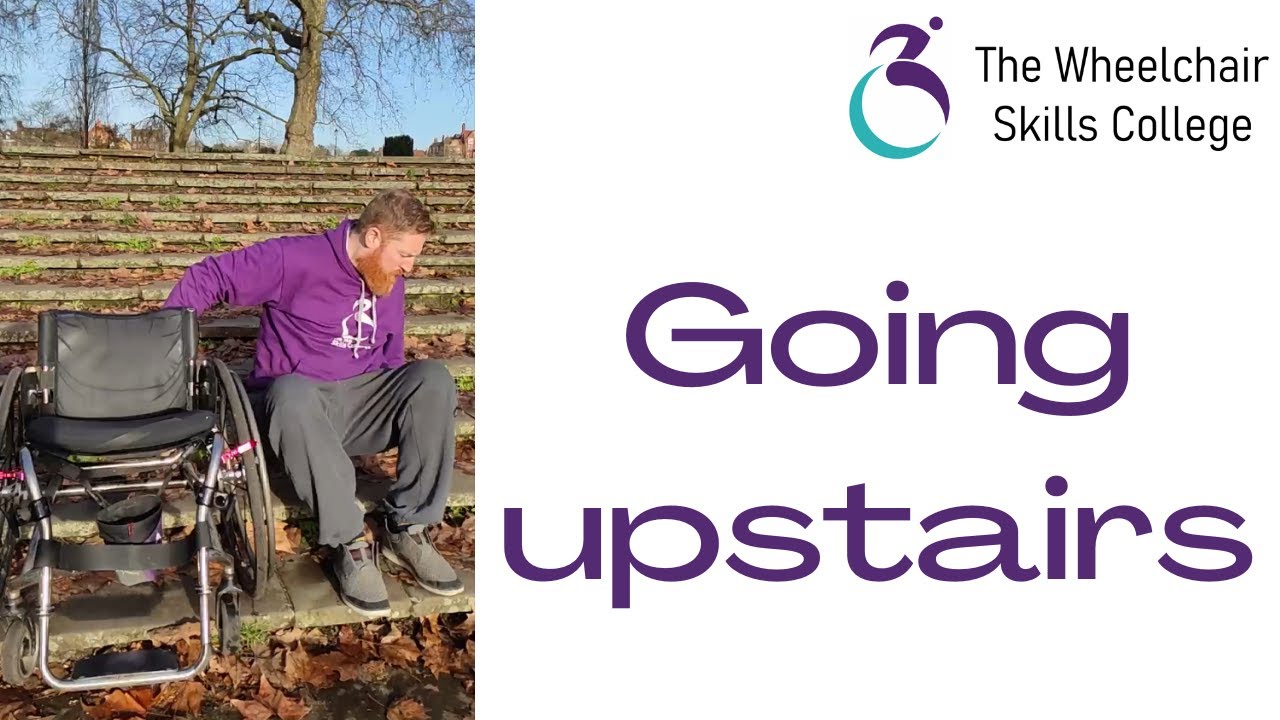 Wheelchair skills: Going upstairs
