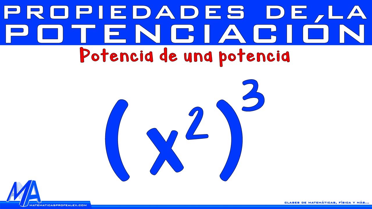 Potencia de una potencia | Propiedades de la potenciación