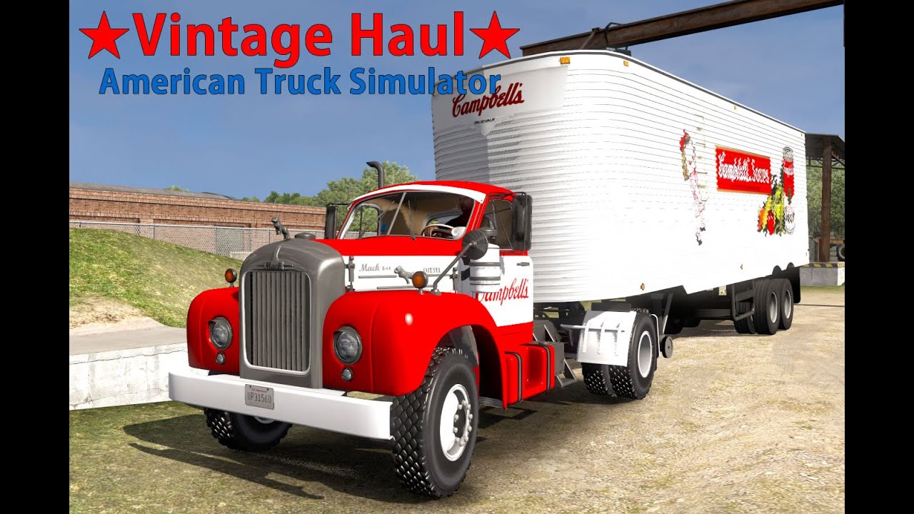 Vintage Mack B62 on old school ATS game patch