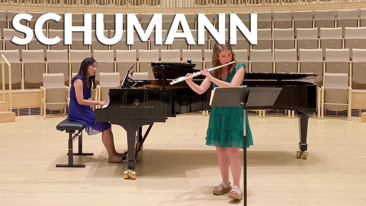 R. SCHUMANN Three Romances, Op. 94, I. Nicht schnell, flute and piano