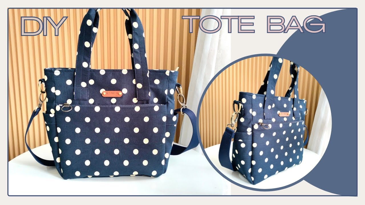 Как сделать большую сумку с карманами | Большая сумка с карманами своими руками