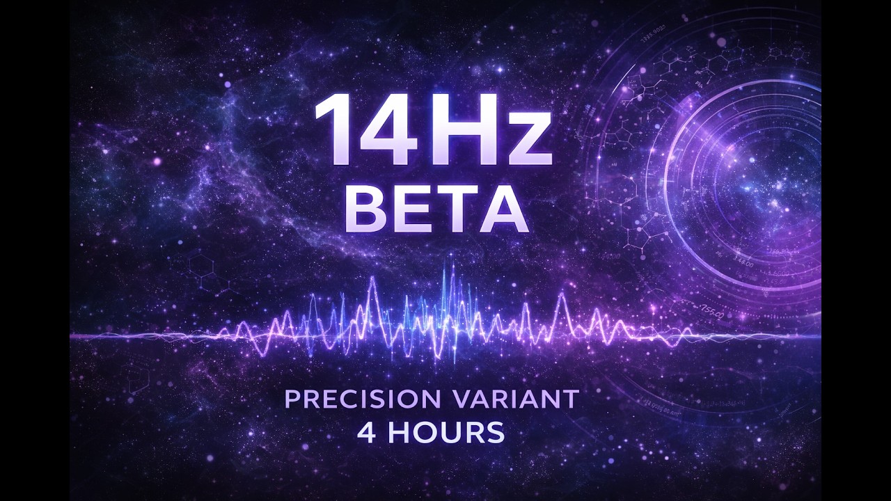 14Hz Beta Binaural Beat – Precision Focus | 4 Hour Deep Work Protocol