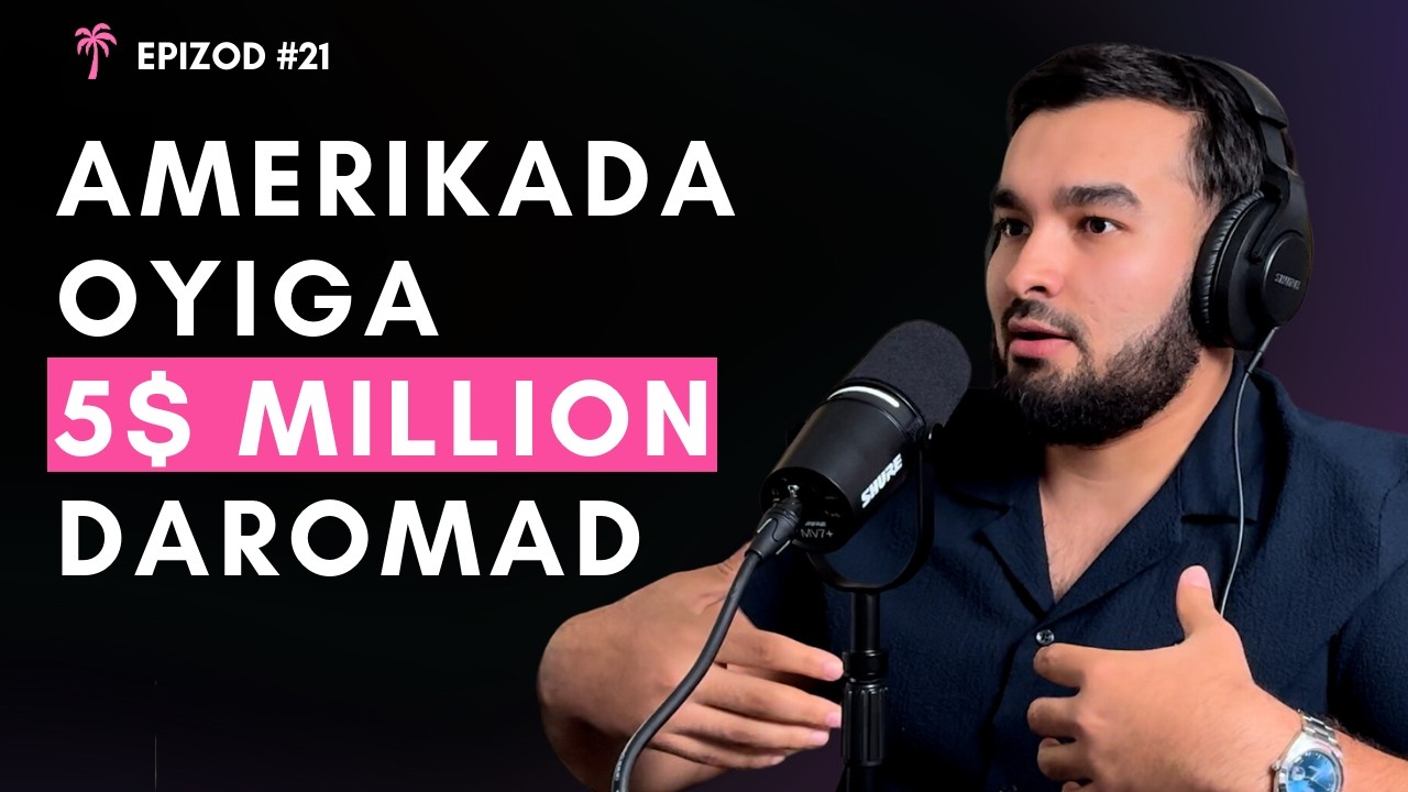 24 Yoshda Amerikada Oyiga $5 Million Topayotgan O’zbek Tadbirkor
