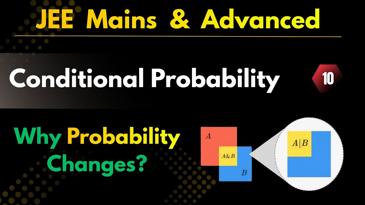 Lecture 10 | Conditional Probability Explained Intuitively | Properties & Proofs | JEE 2026–28 Maths