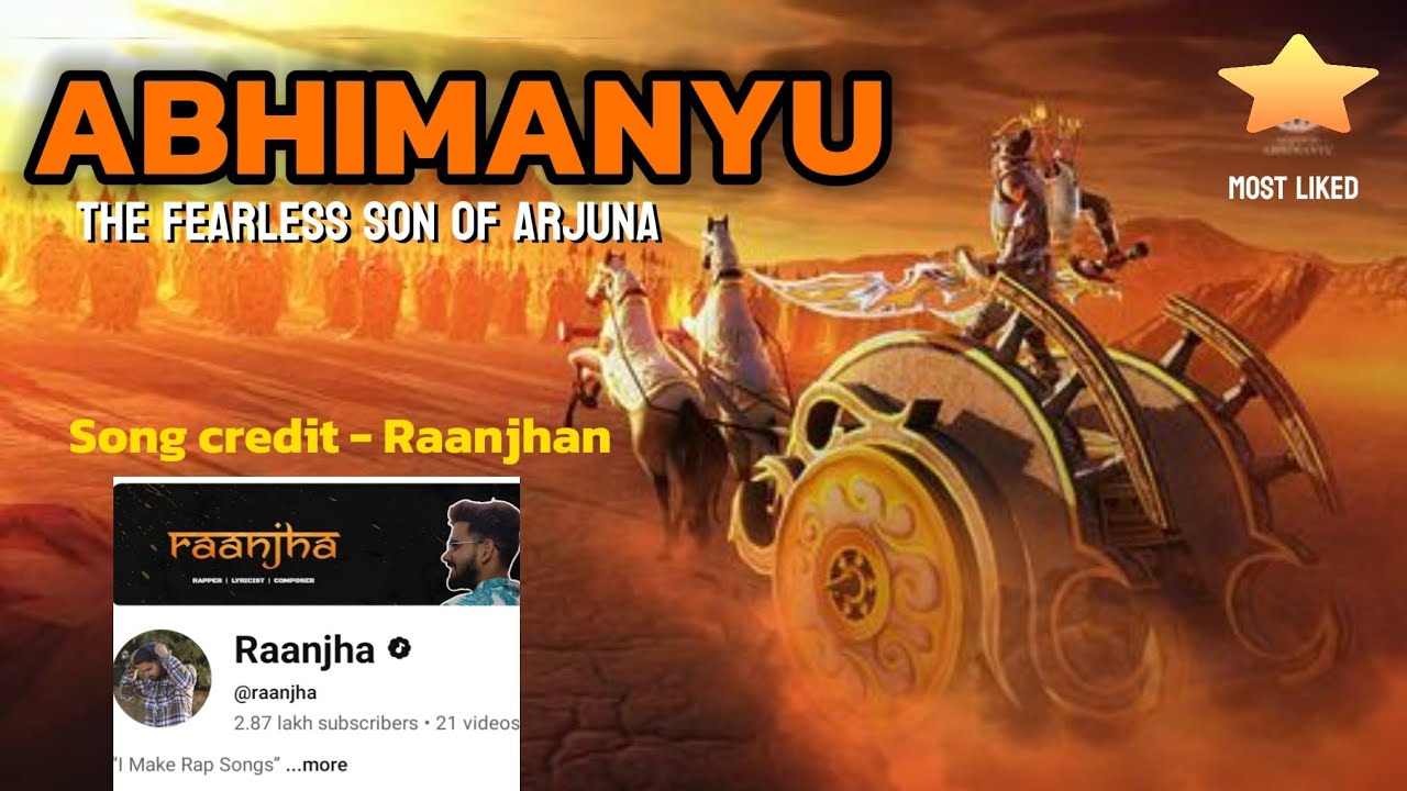 Abhimanyu | Emotional Video Edit | Chakravyuh Sacrifice | @raanjha 