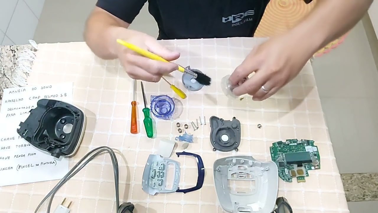 DESMONTAGEM COMPLETA DO APARELHO CPAP RESMED S8