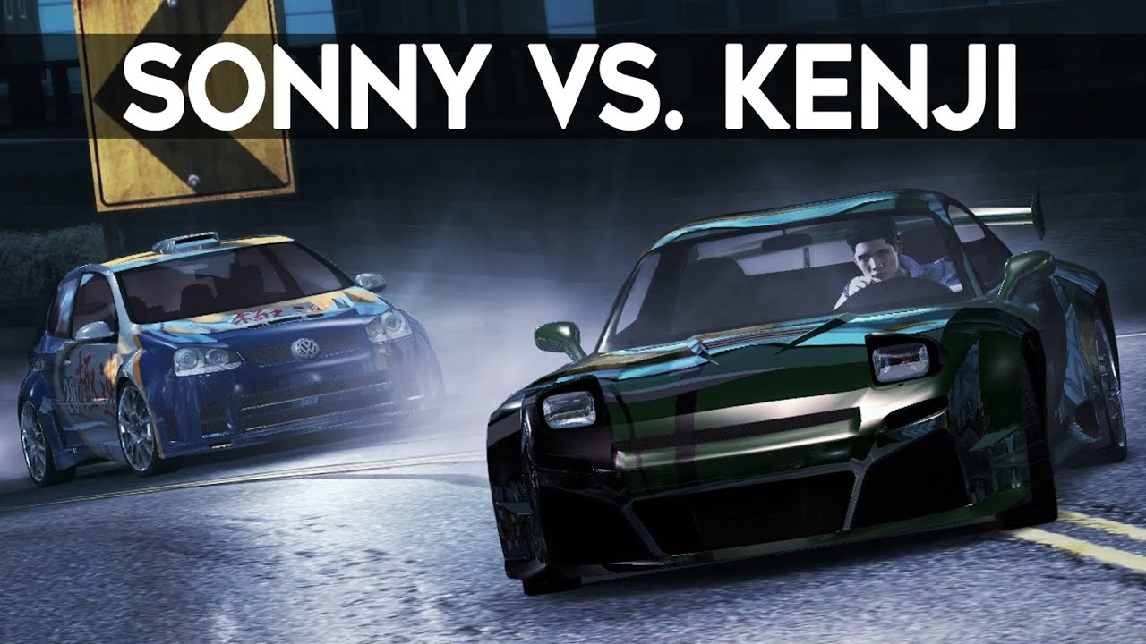 NFS Carbon - Volkswagen Golf R32 (Sonny) vs. Mazda Rx7 (Kenji)