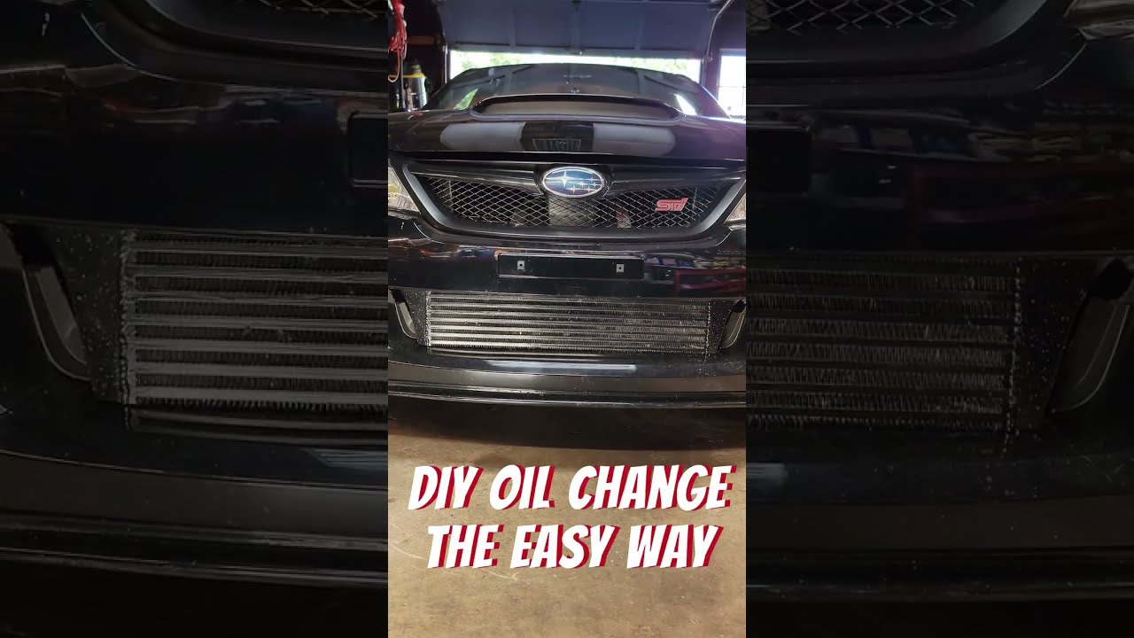 Spill-Less Oil Change - My STi