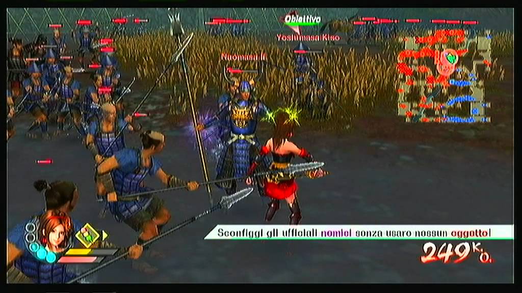 Samurai Warriors 3 (Wii) - ita - Lady Kai gameplay