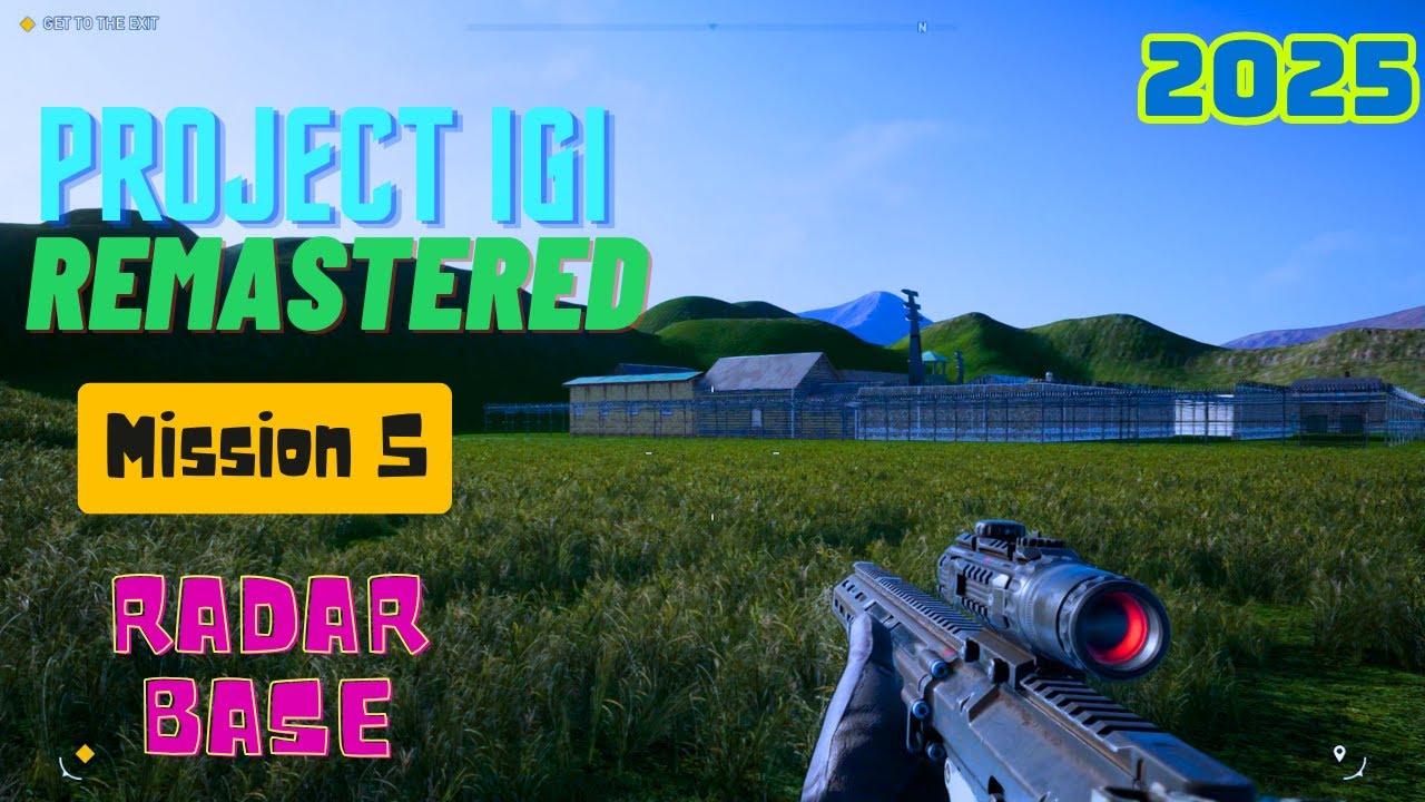 Project IGI Remastered | Mission 5 | Radar Base | 1080P